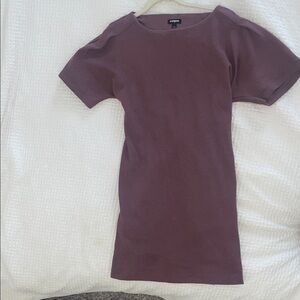 Express Purple Midi Dress